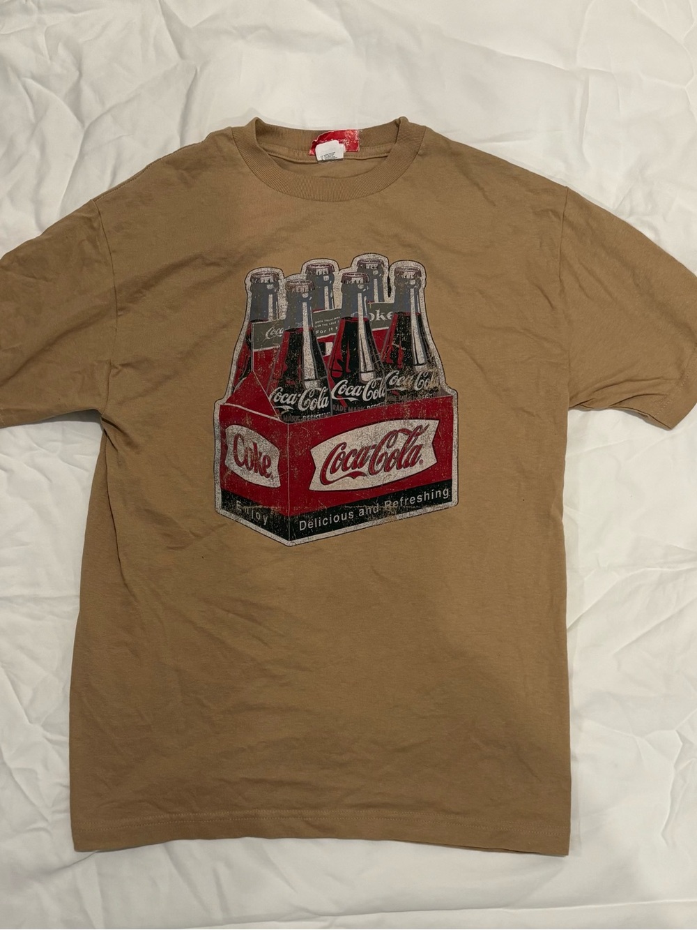 Vintage Coca Cola Brown Graphic Tee